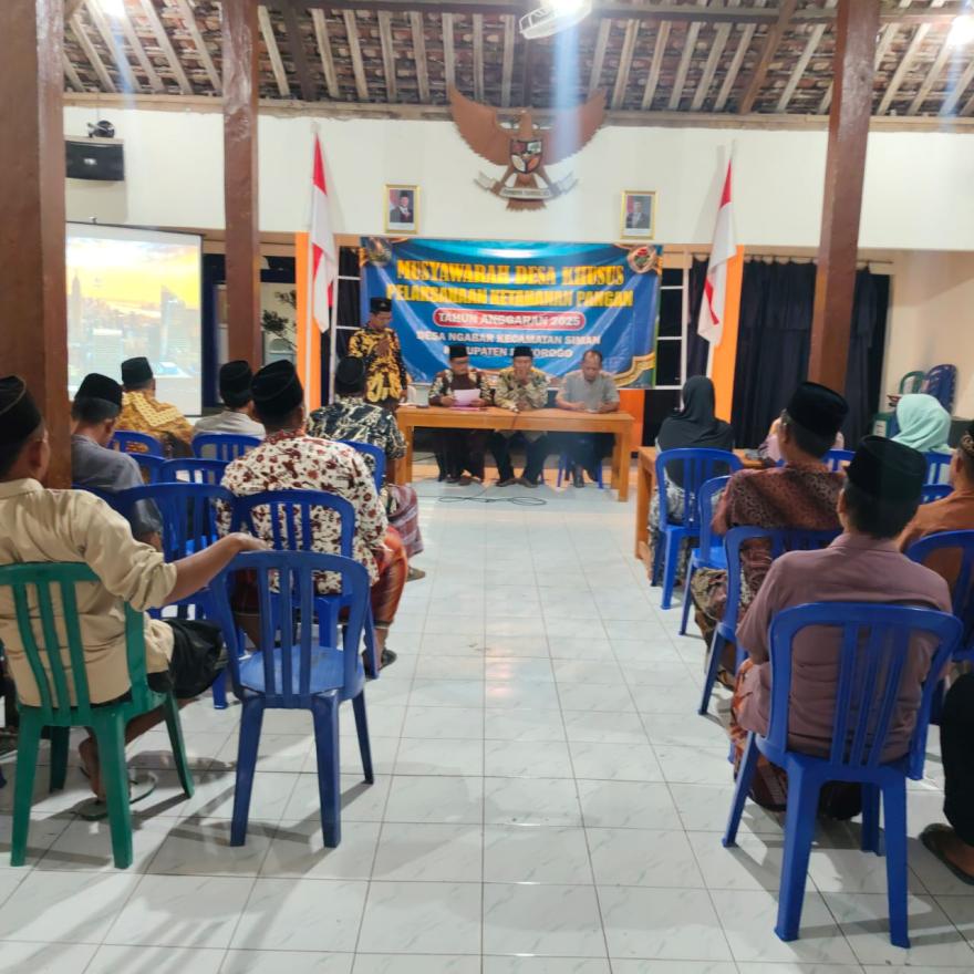 MUSYAWARAH DESA KHUSUS PELAKSANAAN KETAHANAN PANGAN